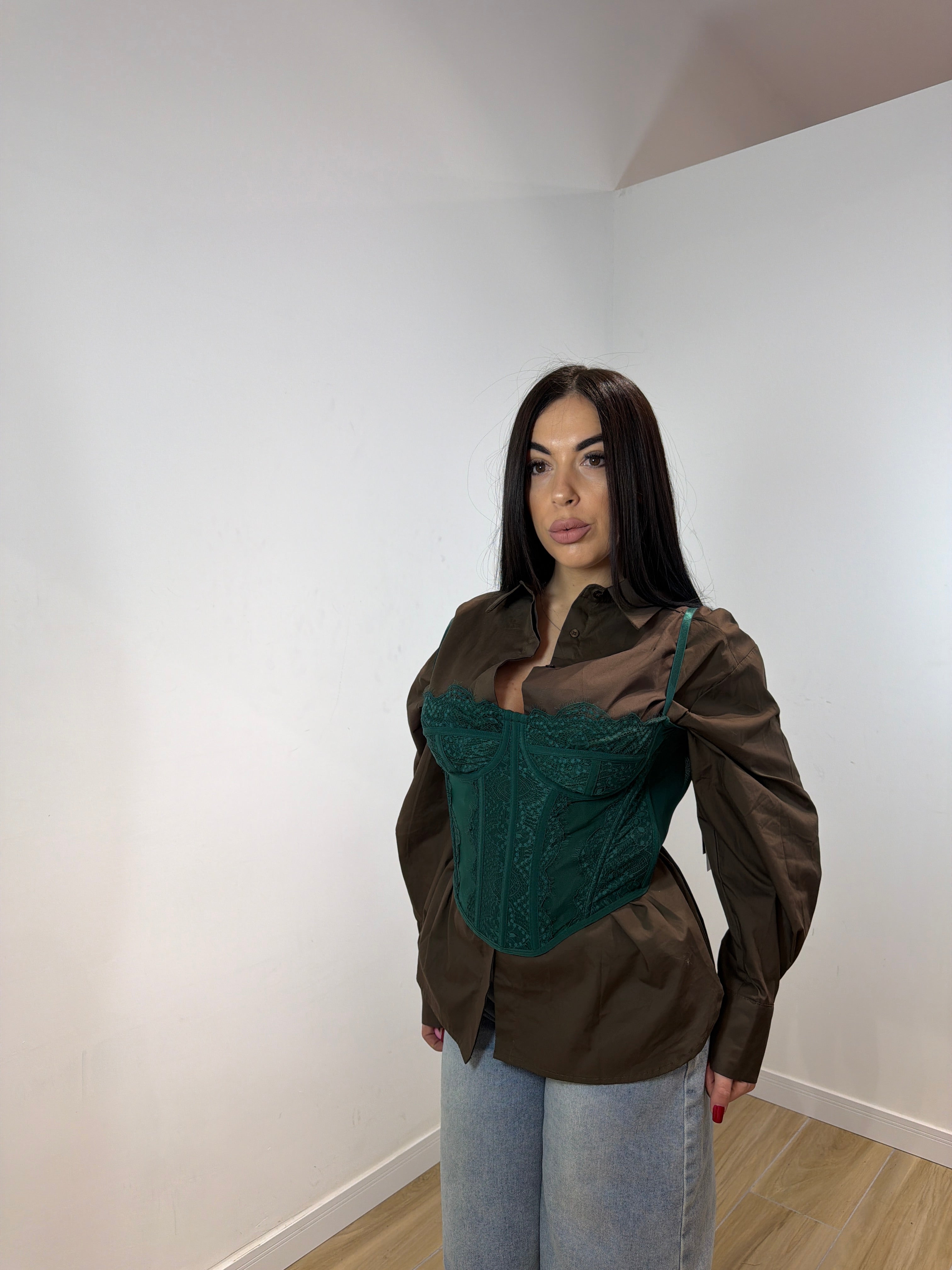 Corsetto Victoria verde