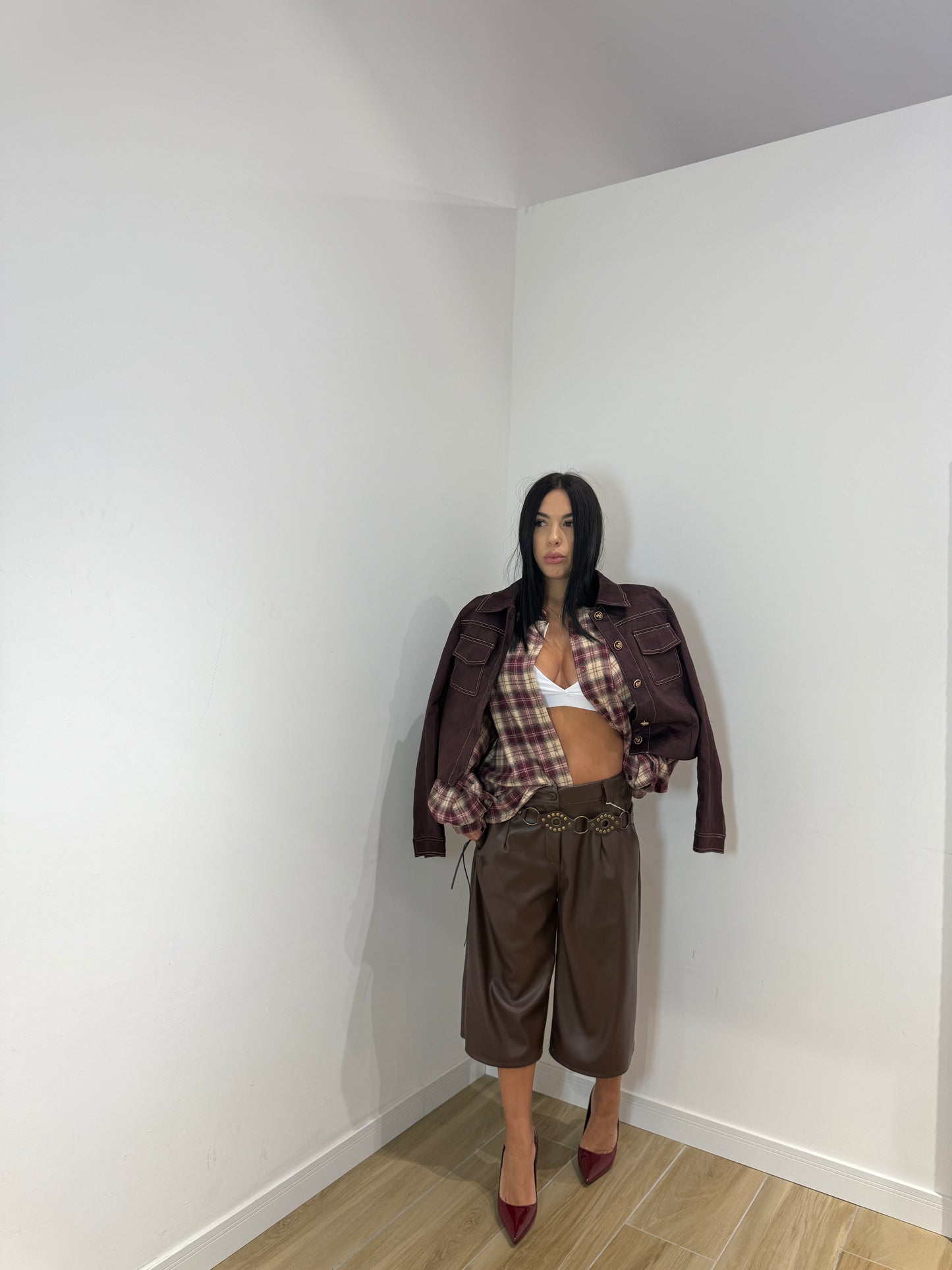 Bermuda in ecopelle Dyson