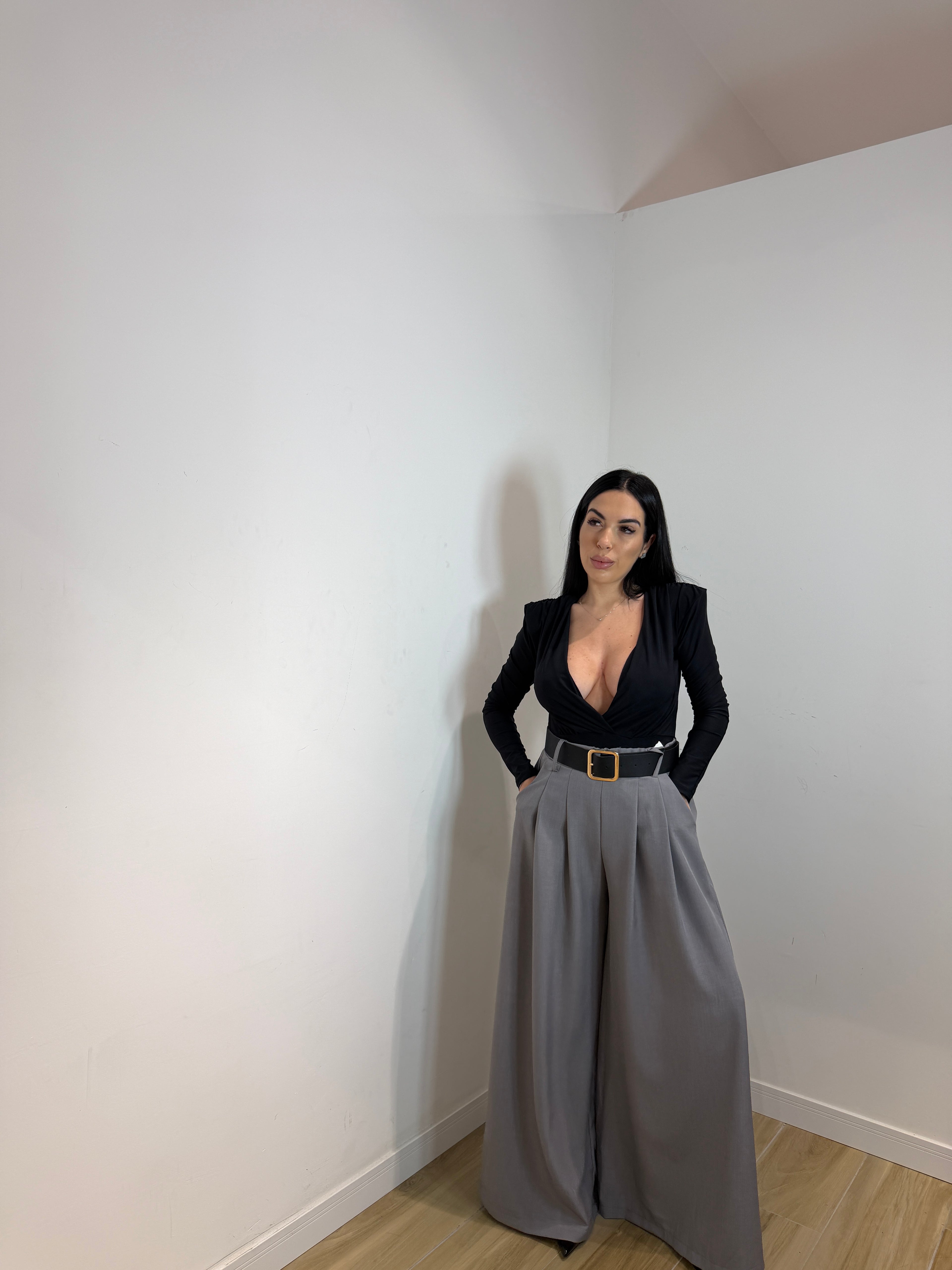 Pantalone classicberry grigio