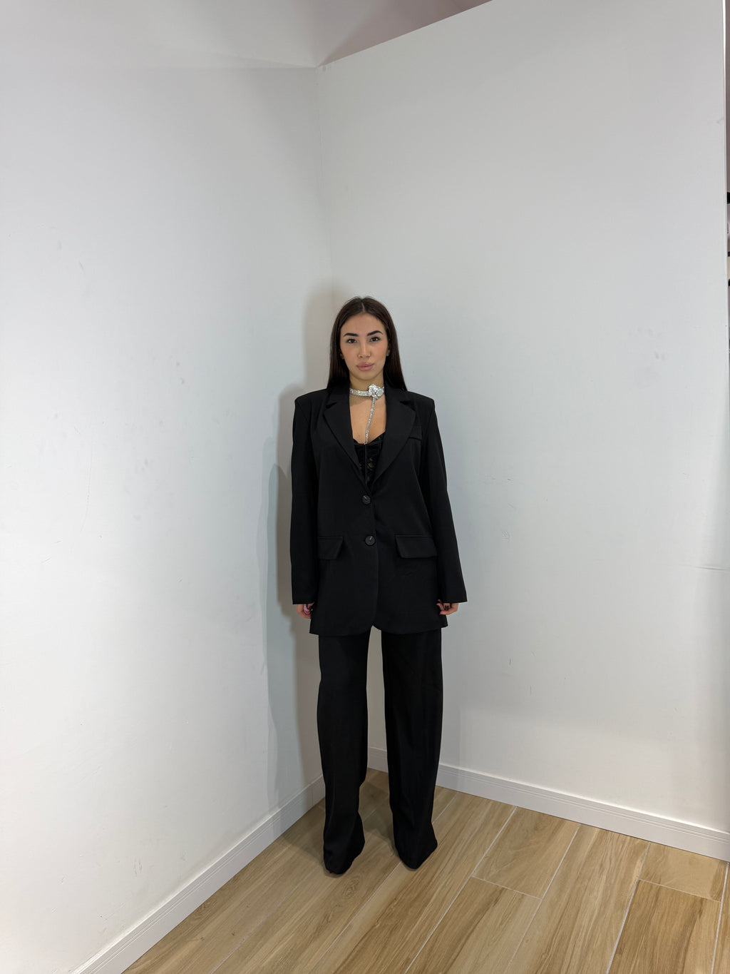 Tailleur Meredith simple nero