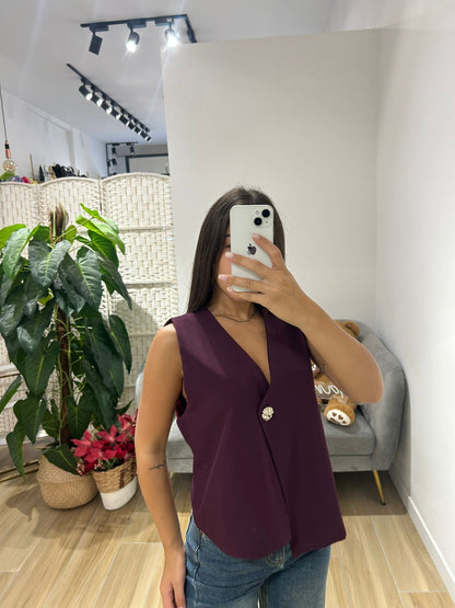 Gilet Kesi bordeaux