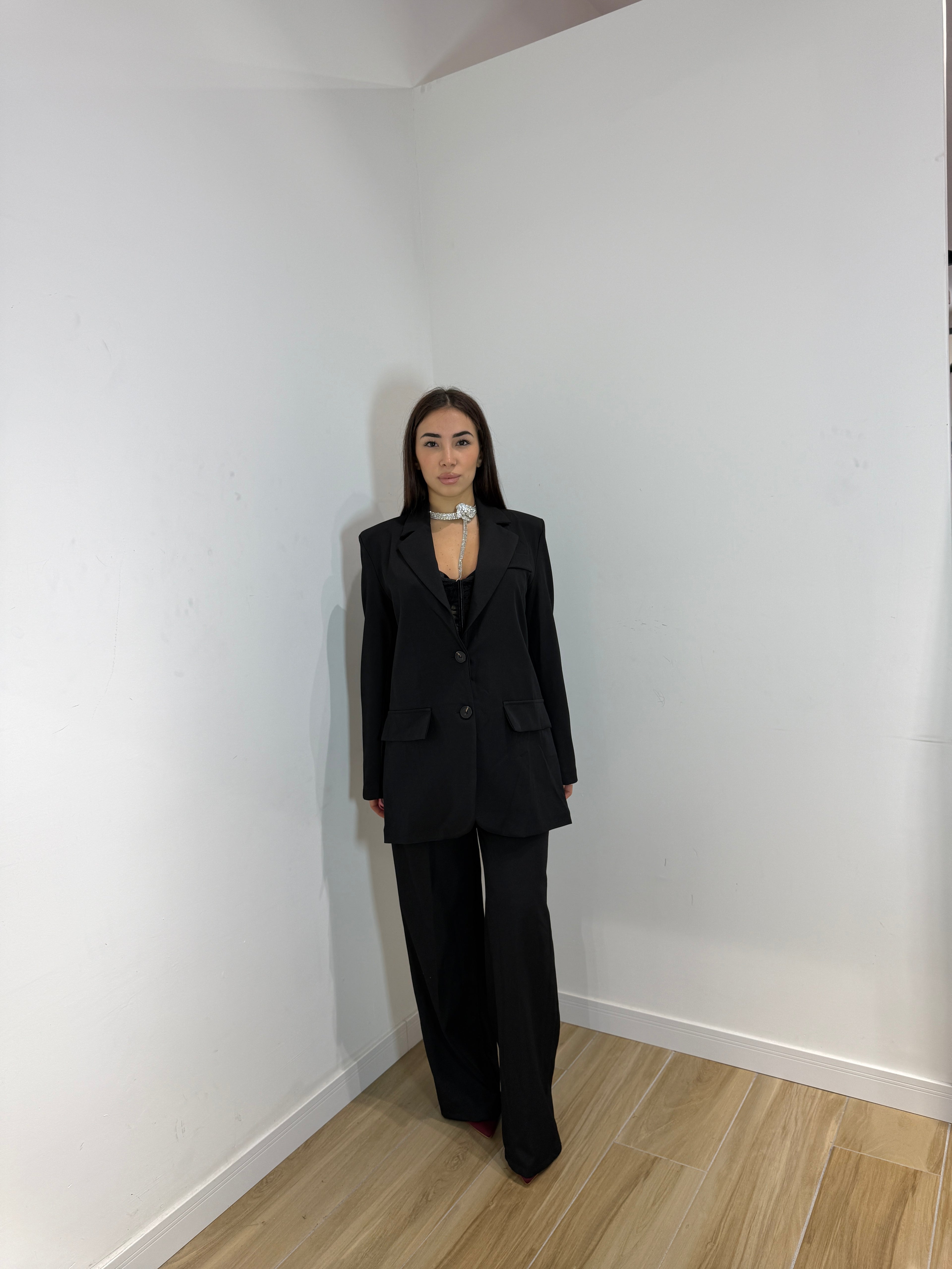 Tailleur Meredith simple nero