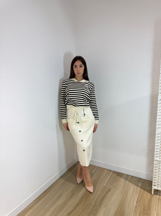 Gonna longuette Ghiaccio