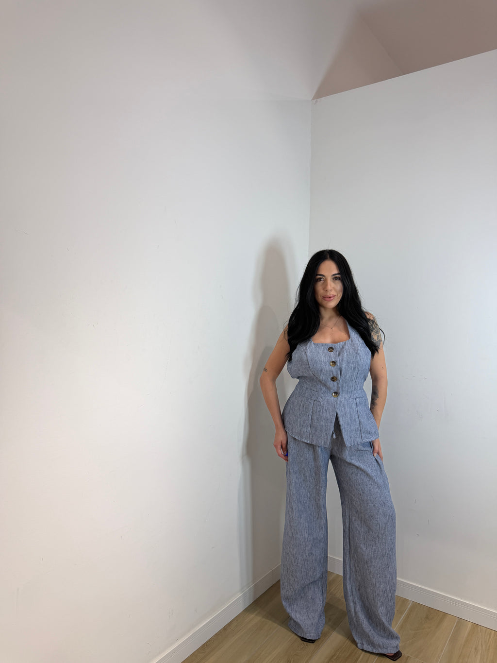 Coordset Elis blu jeans