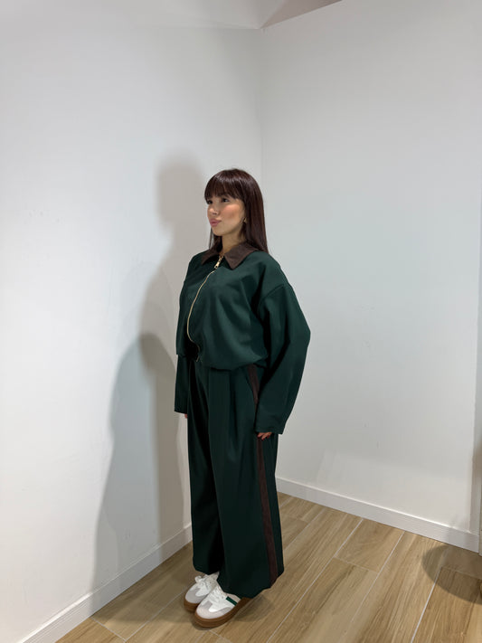 Coordset tuta pharrel verde