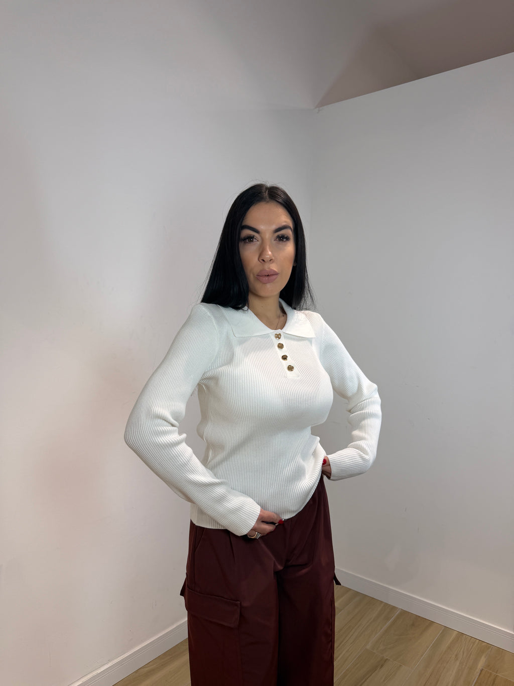 Polo a costine Terry