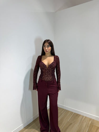 Body Lumelle bordeaux