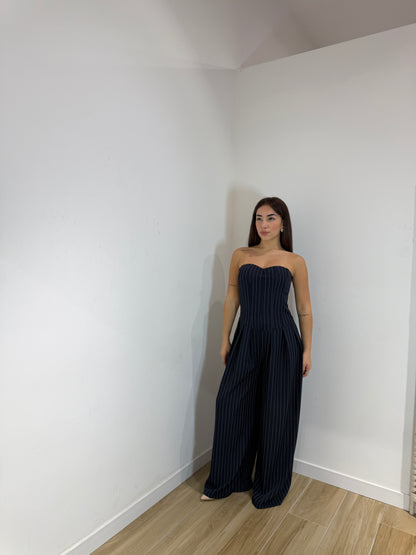 Jumpsuite classic gesso blu