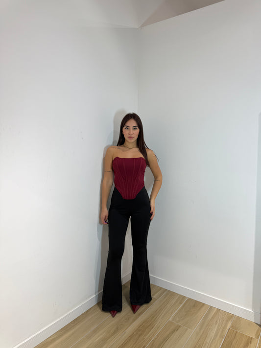 Pantalone Wadi a zampa nero