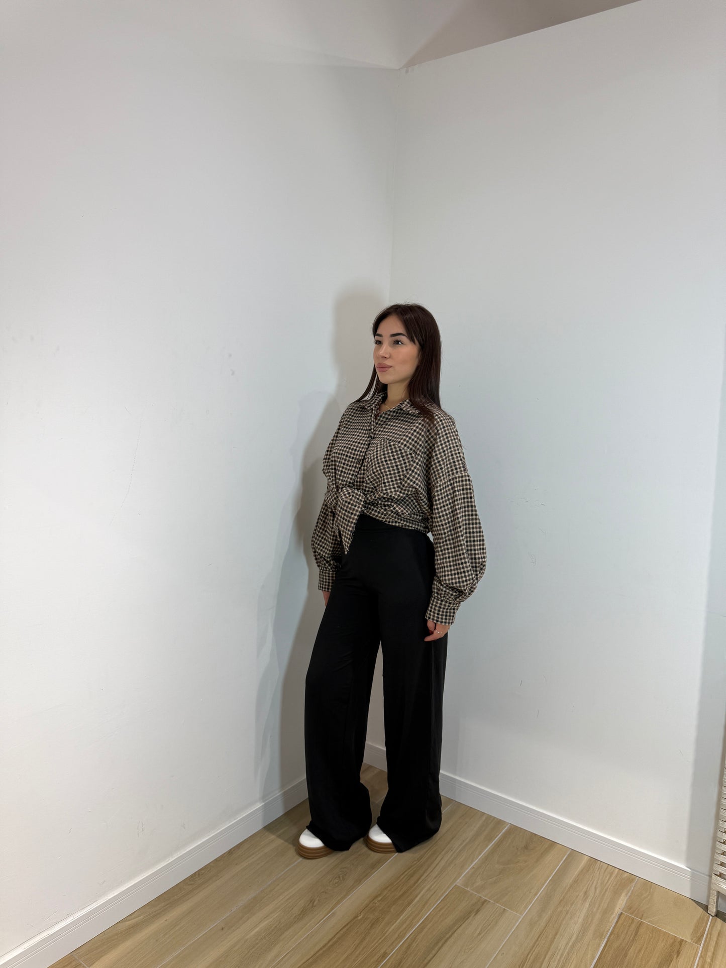 Pantalone Berry a gamba larga