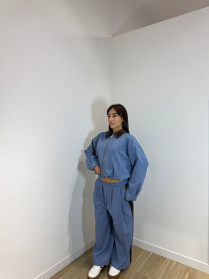 Tuta Pharrel azzurra