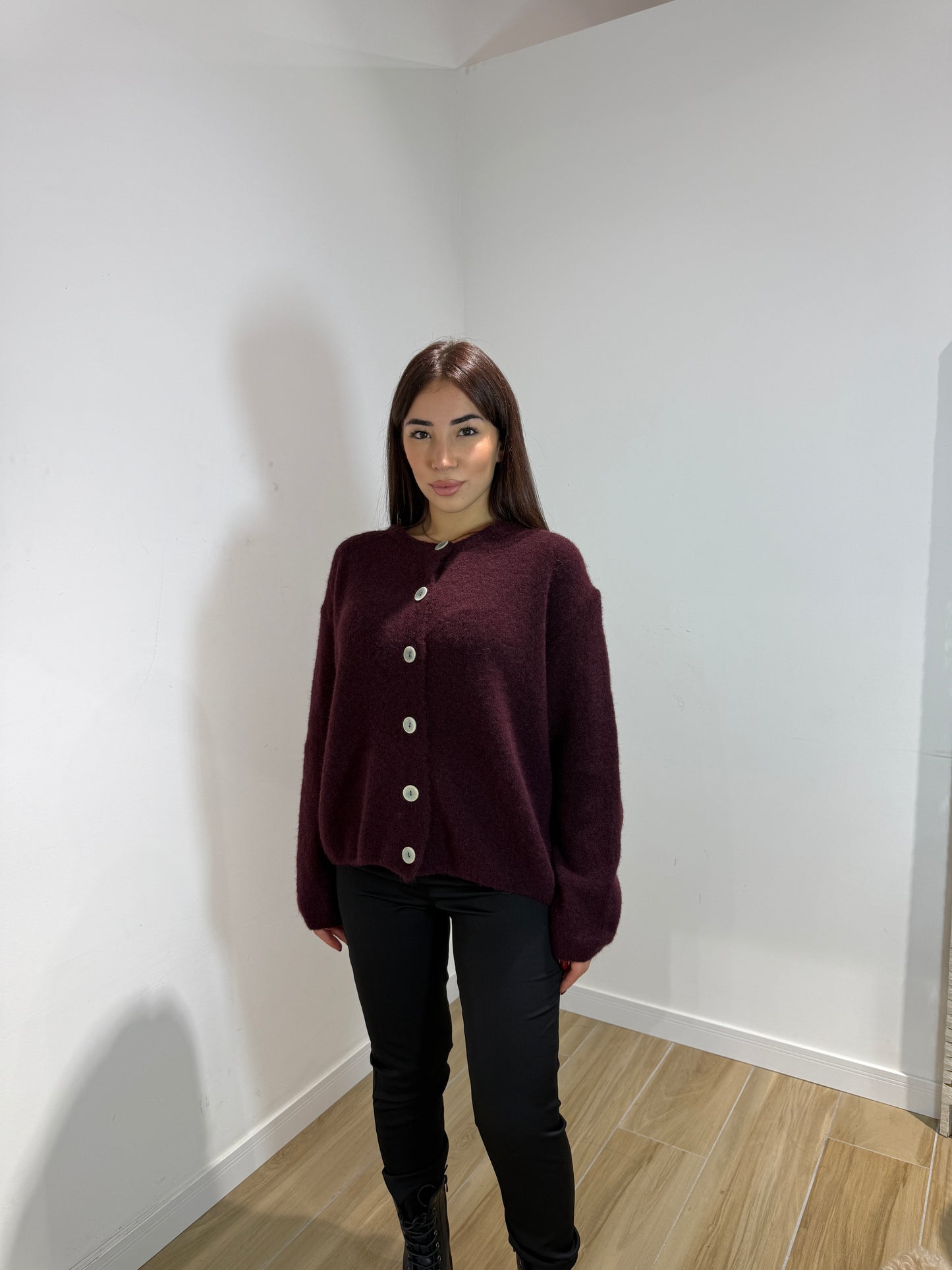 Pull Agata bordeaux