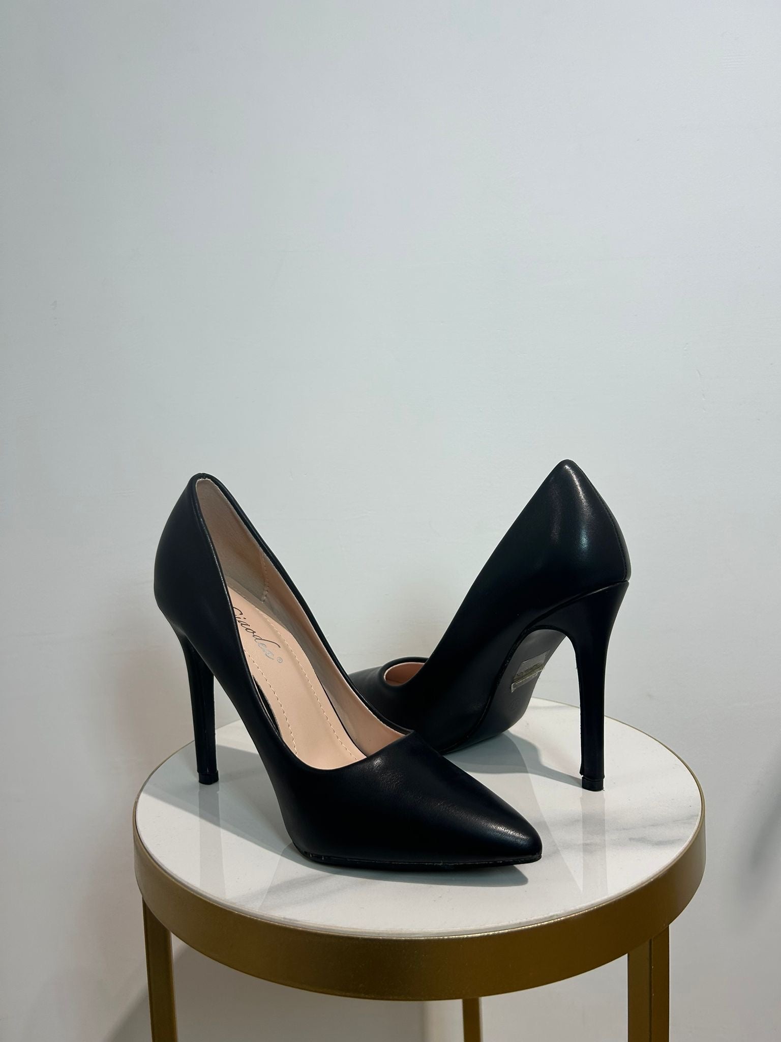 Décolleté Adry bianco e nero