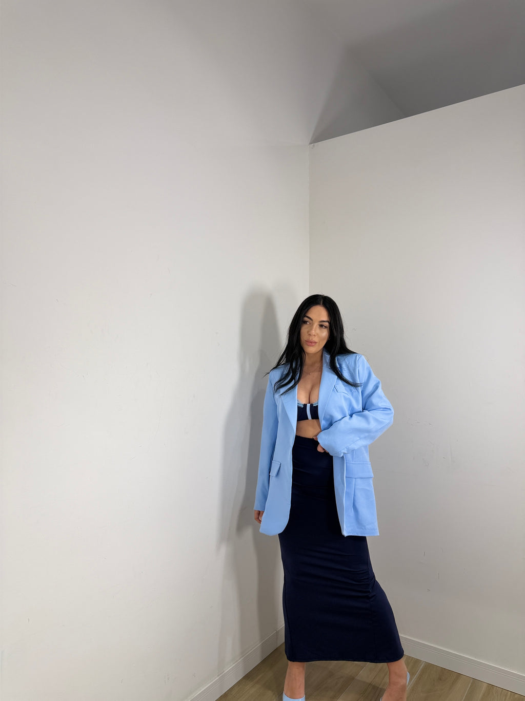 Blazer Sonia azzurro