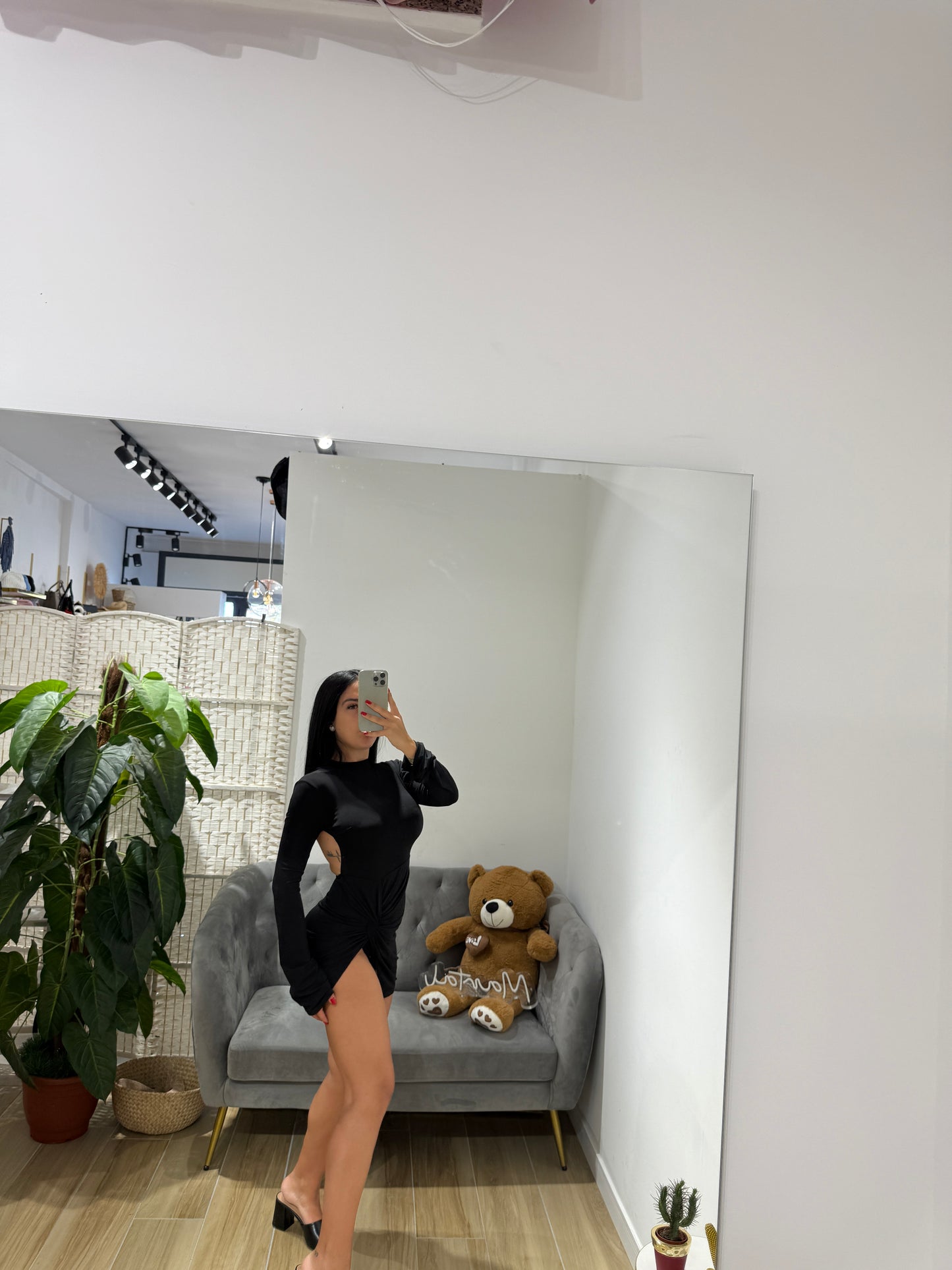 Abito corto butterfly