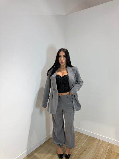 Tailleur Sabrine grigio