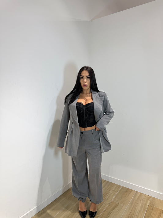 Tailleur Sabrine grigio