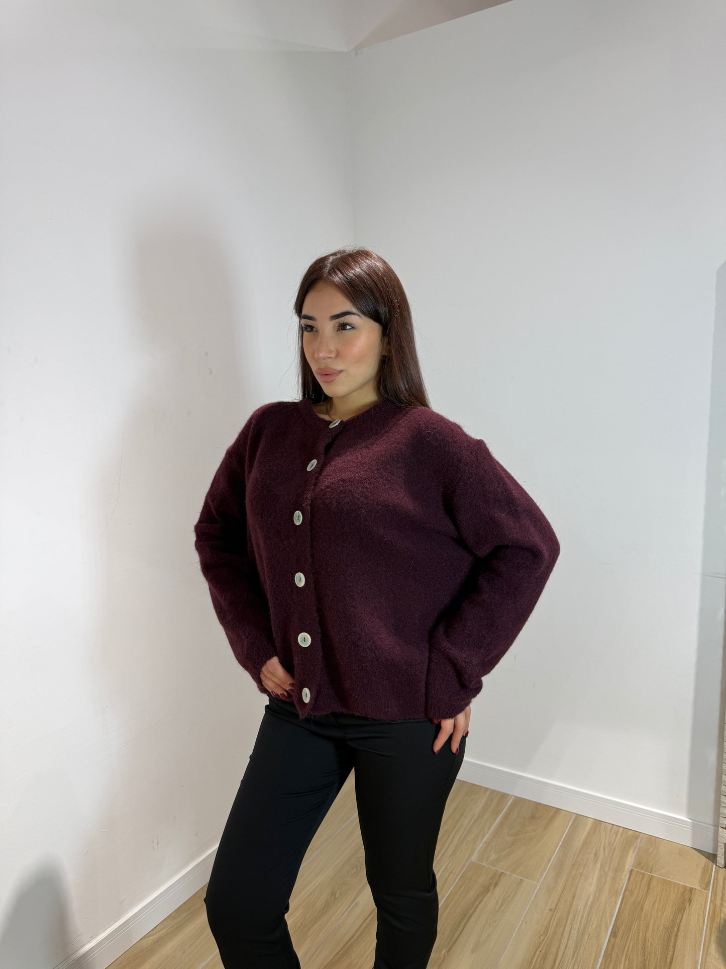 Pull Agata bordeaux