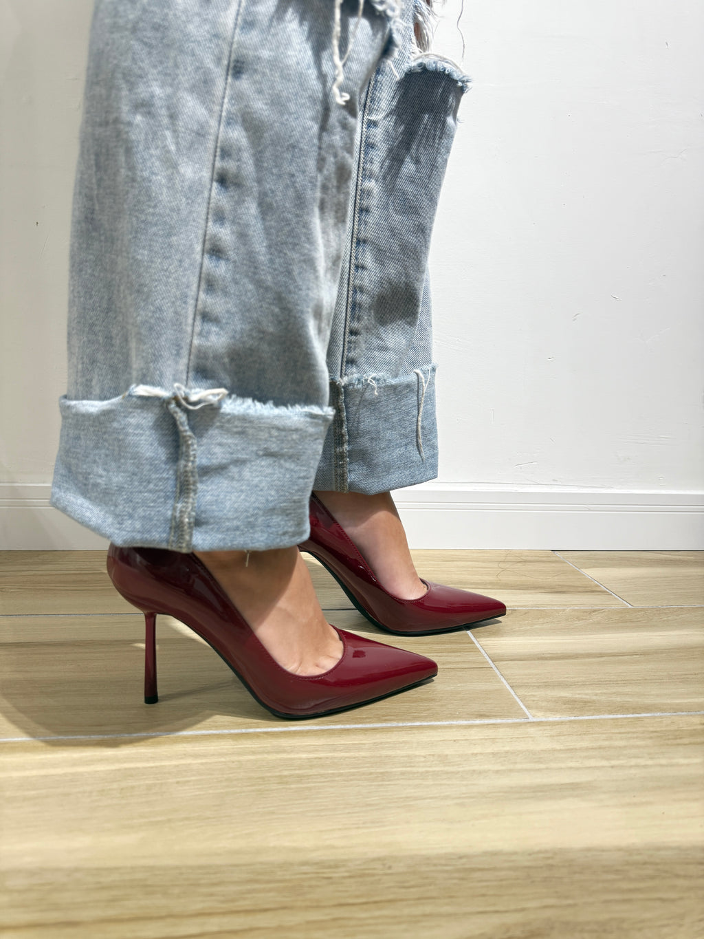 Décolleté Elly bordeaux