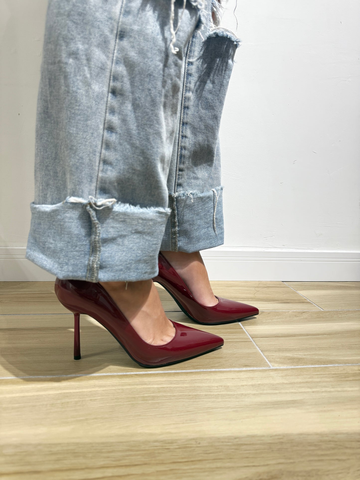 Décolleté Elly bordeaux