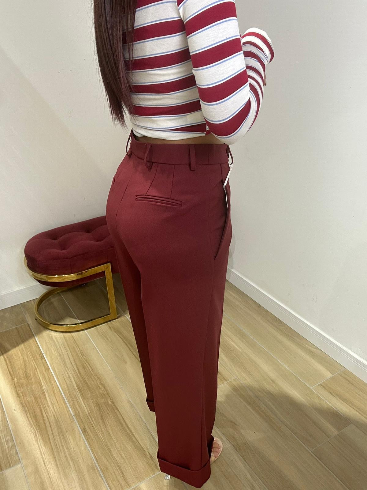 Pantalone palazzo shine