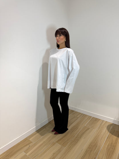 Shirt over con spallina bianca