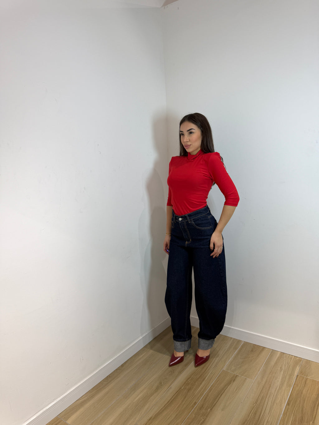 Body elegant con spalline