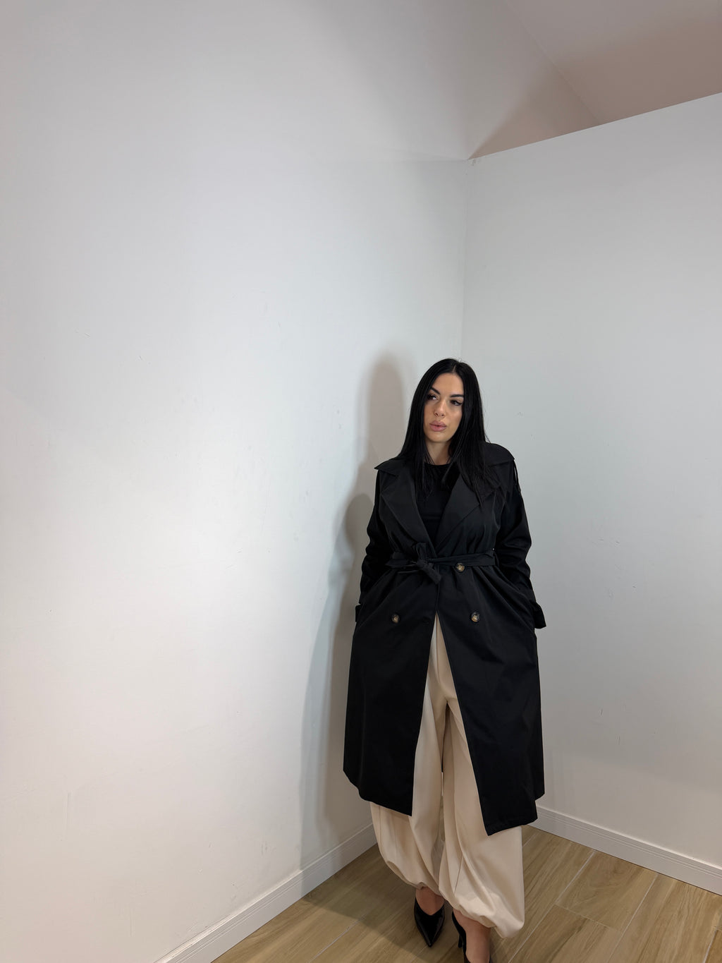 Trench Alba nero