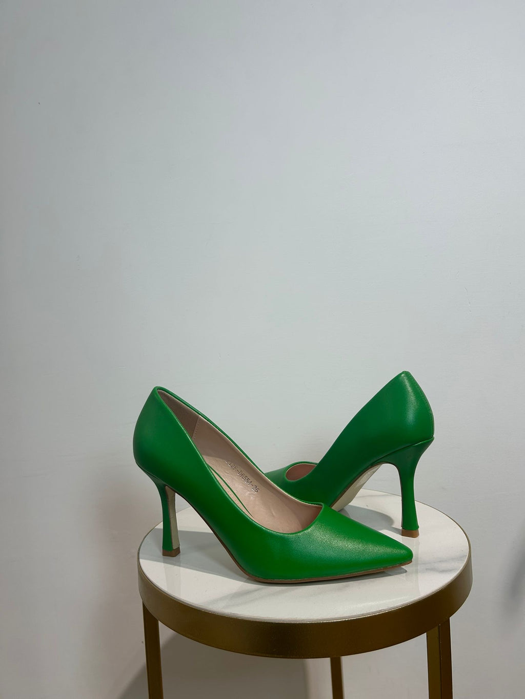 Décolleté Lela verde e azzurro