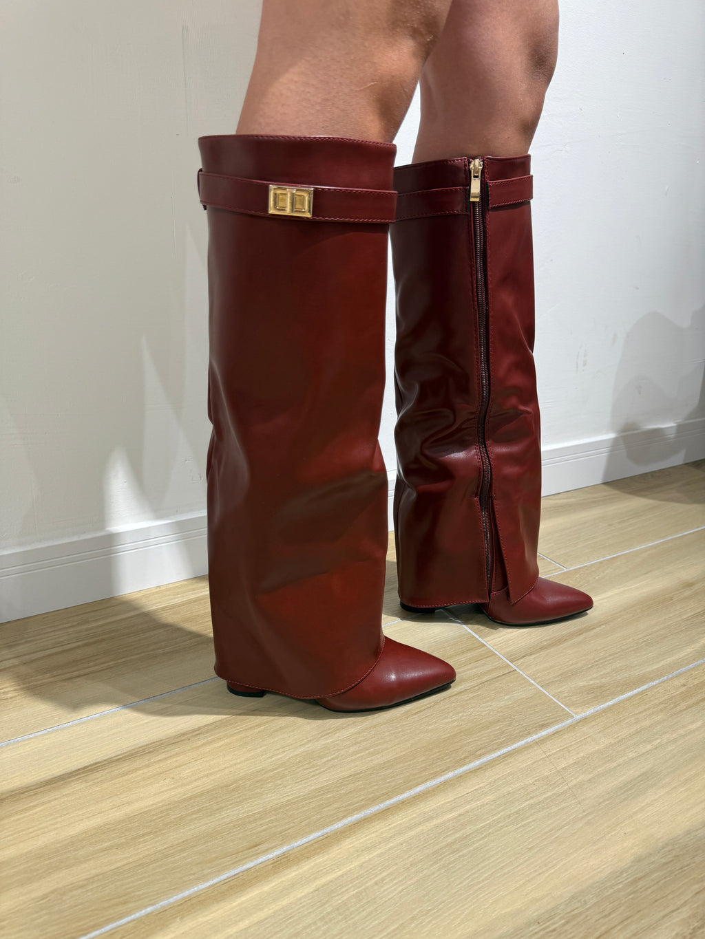 Stivale Elettra bordeaux
