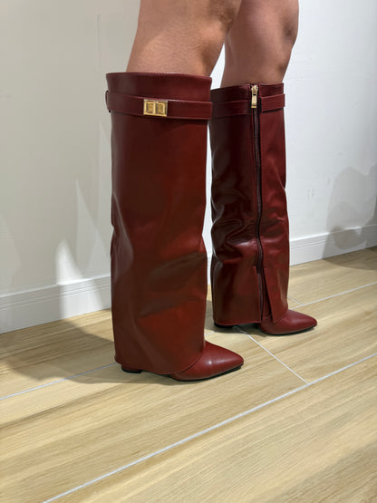 Stivale Elettra bordeaux