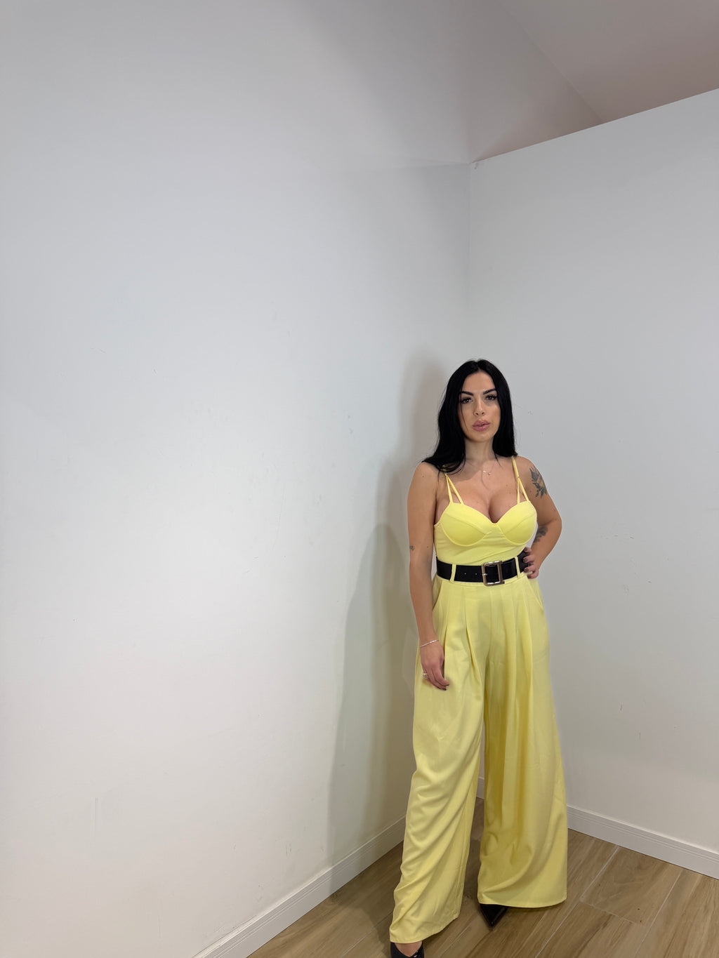 Pantalone classicberry giallo