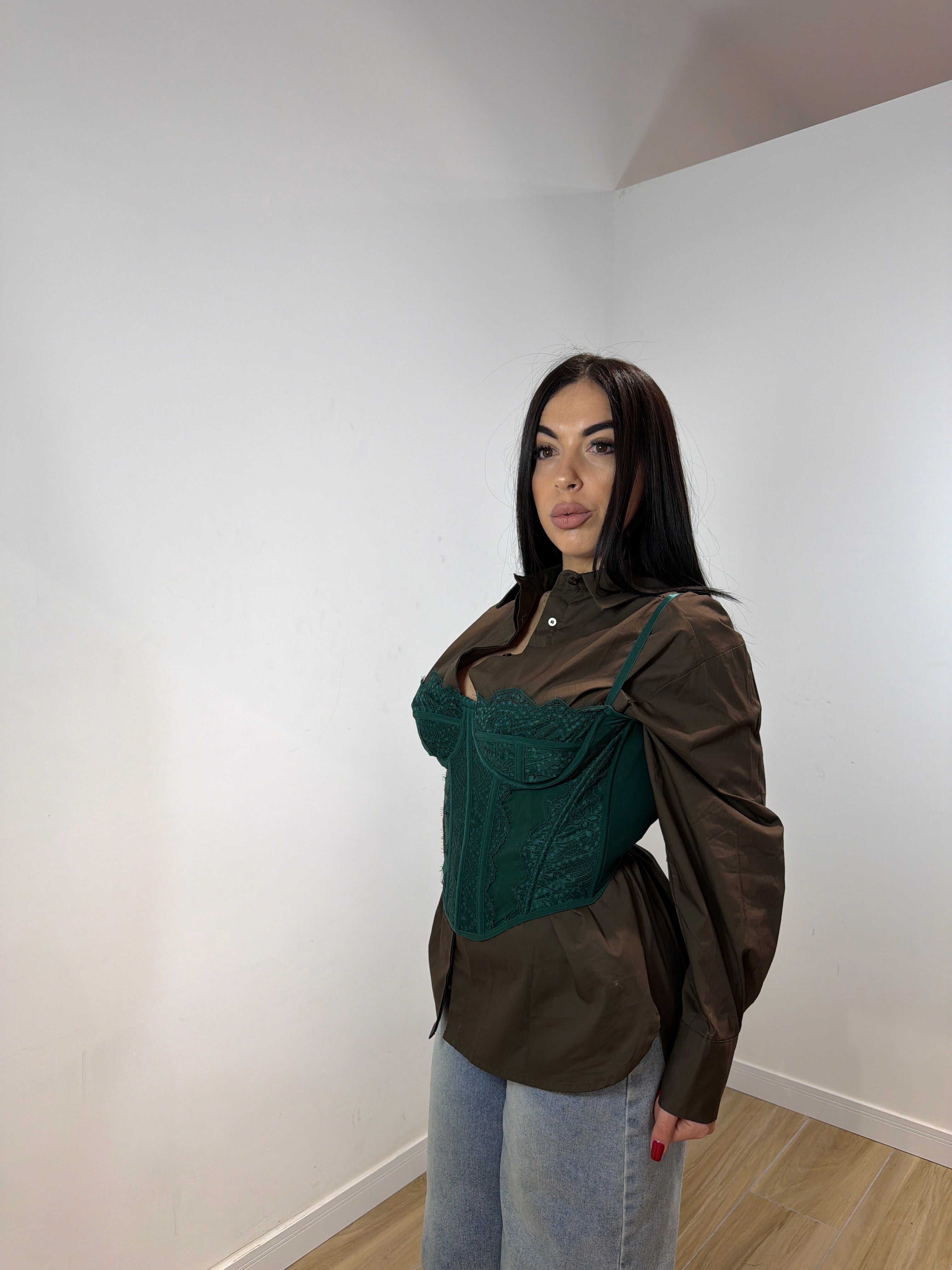 Corsetto Victoria verde