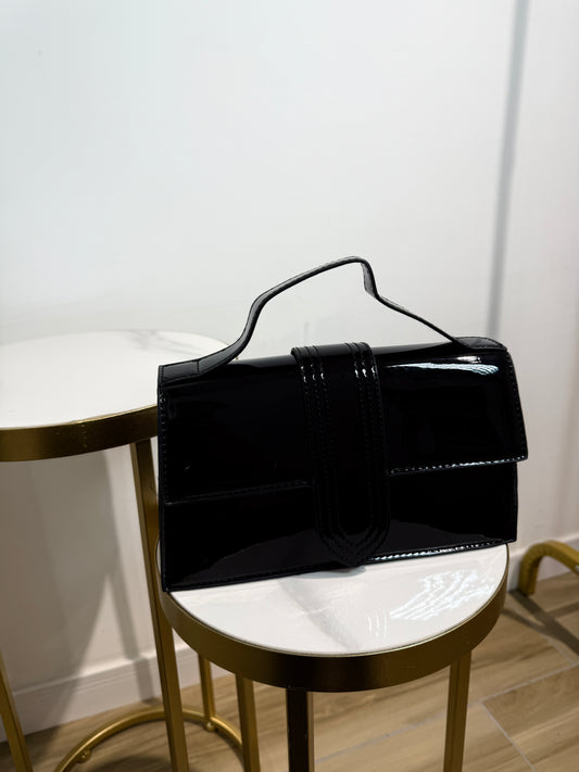 Borsa J in vernice