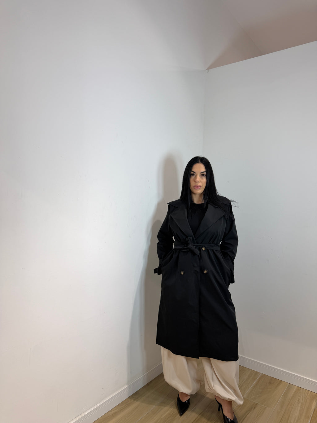 Trench Alba nero