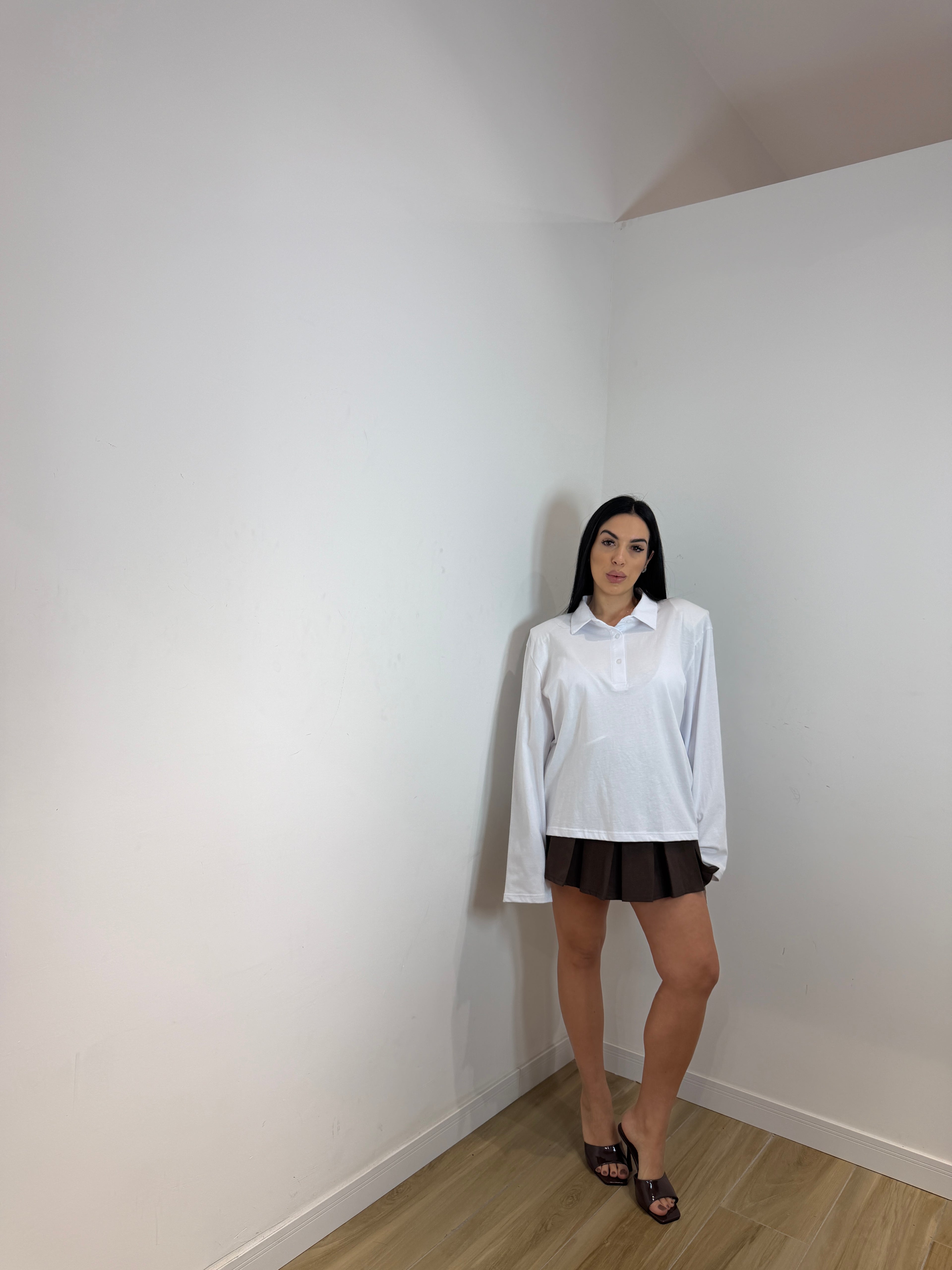 Gonna Sofien marrone