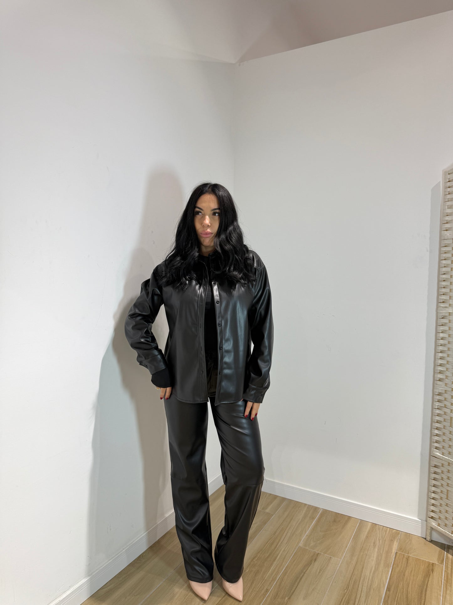 Coordset Krissy in ecopelle