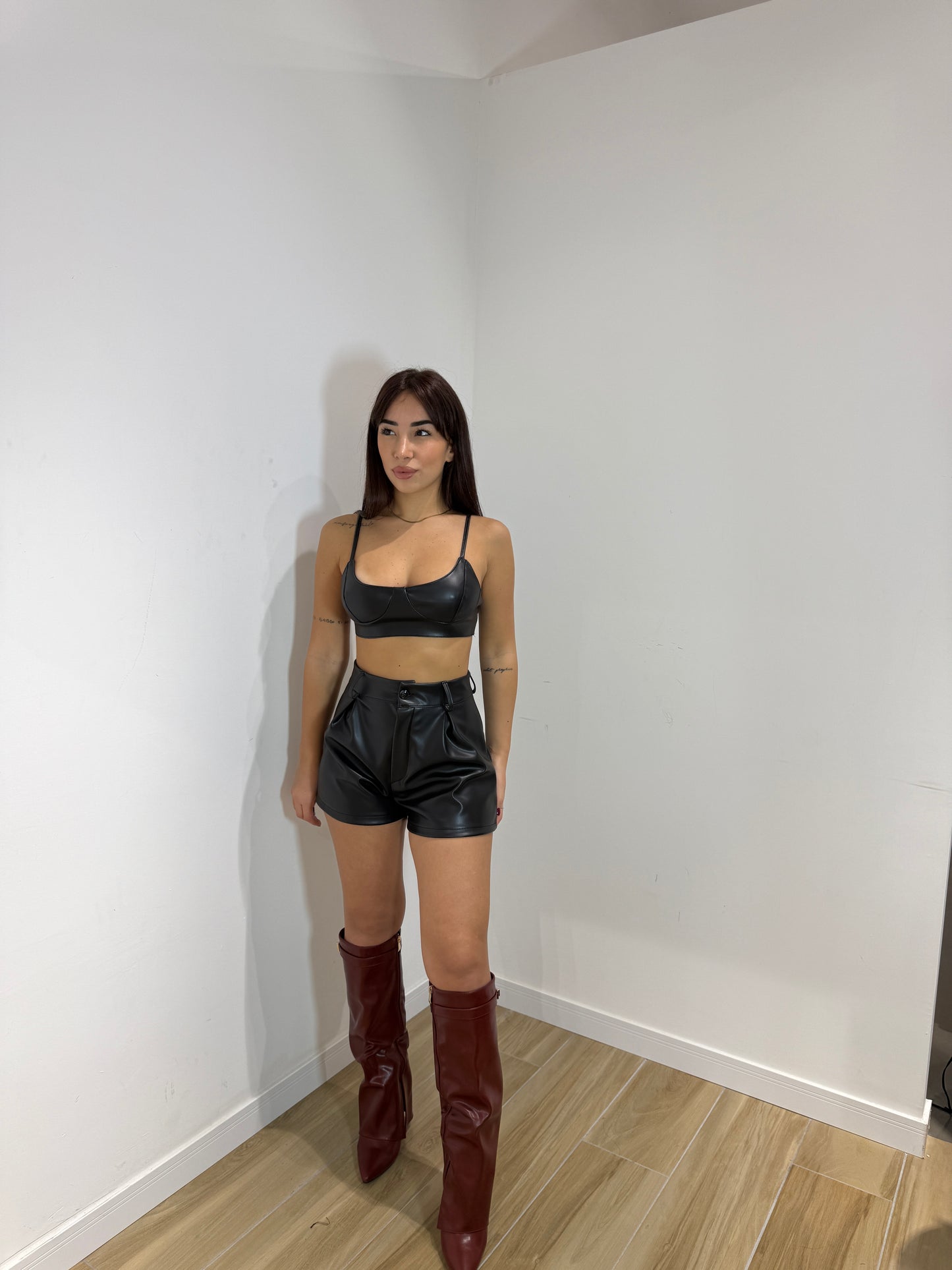 Coordset in ecopelle Nelly