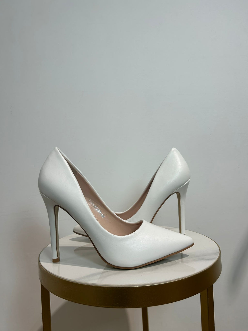 Décolleté Adry bianco e nero