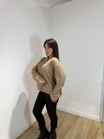 Pull Agata beige scuro