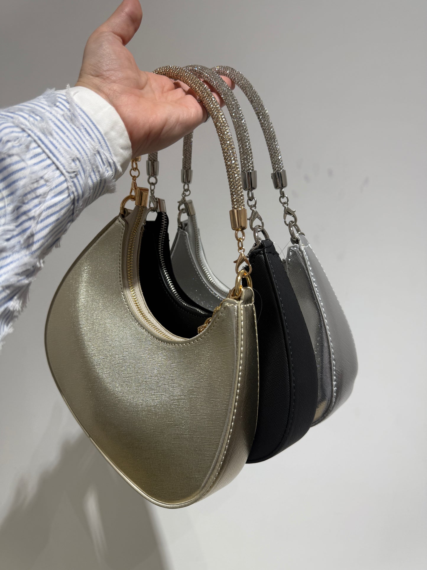 Bag brilla con manico rigido