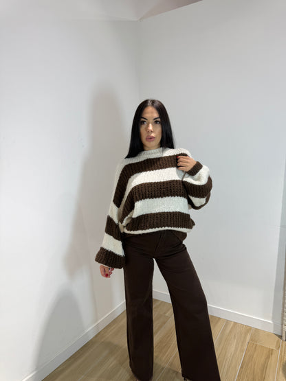 Pull American marrone