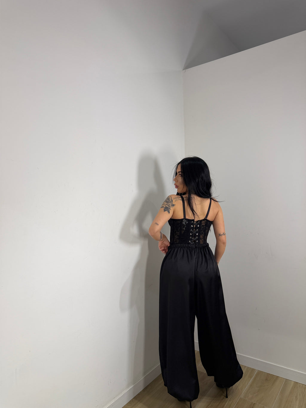 Pantalone di raso Drake