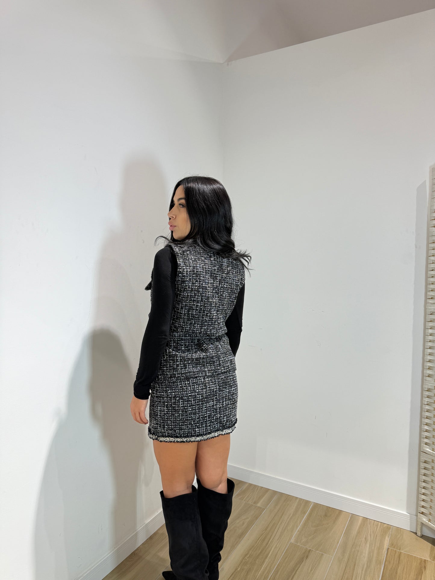 Coordset Priscilla nero