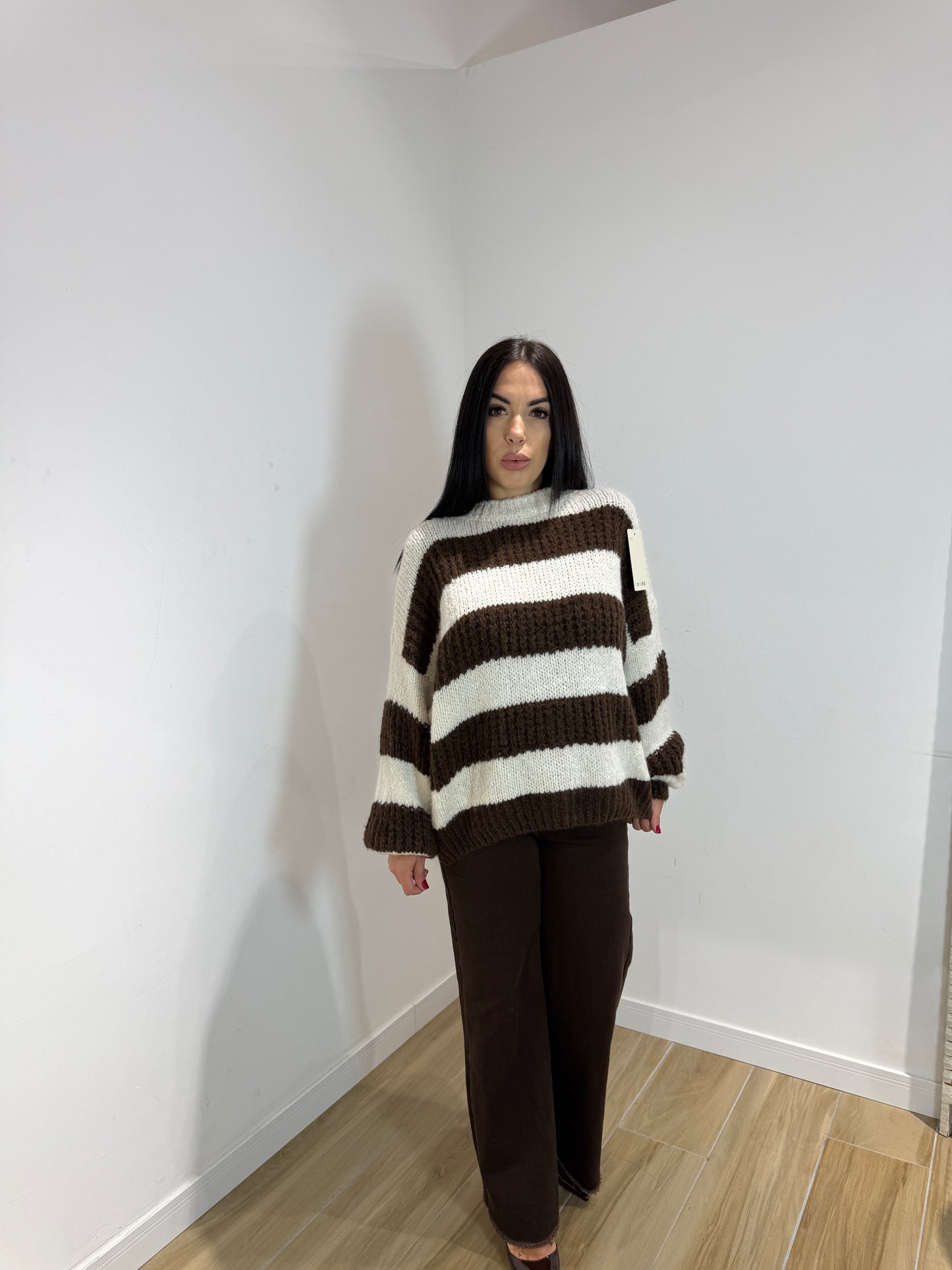 Pull American marrone