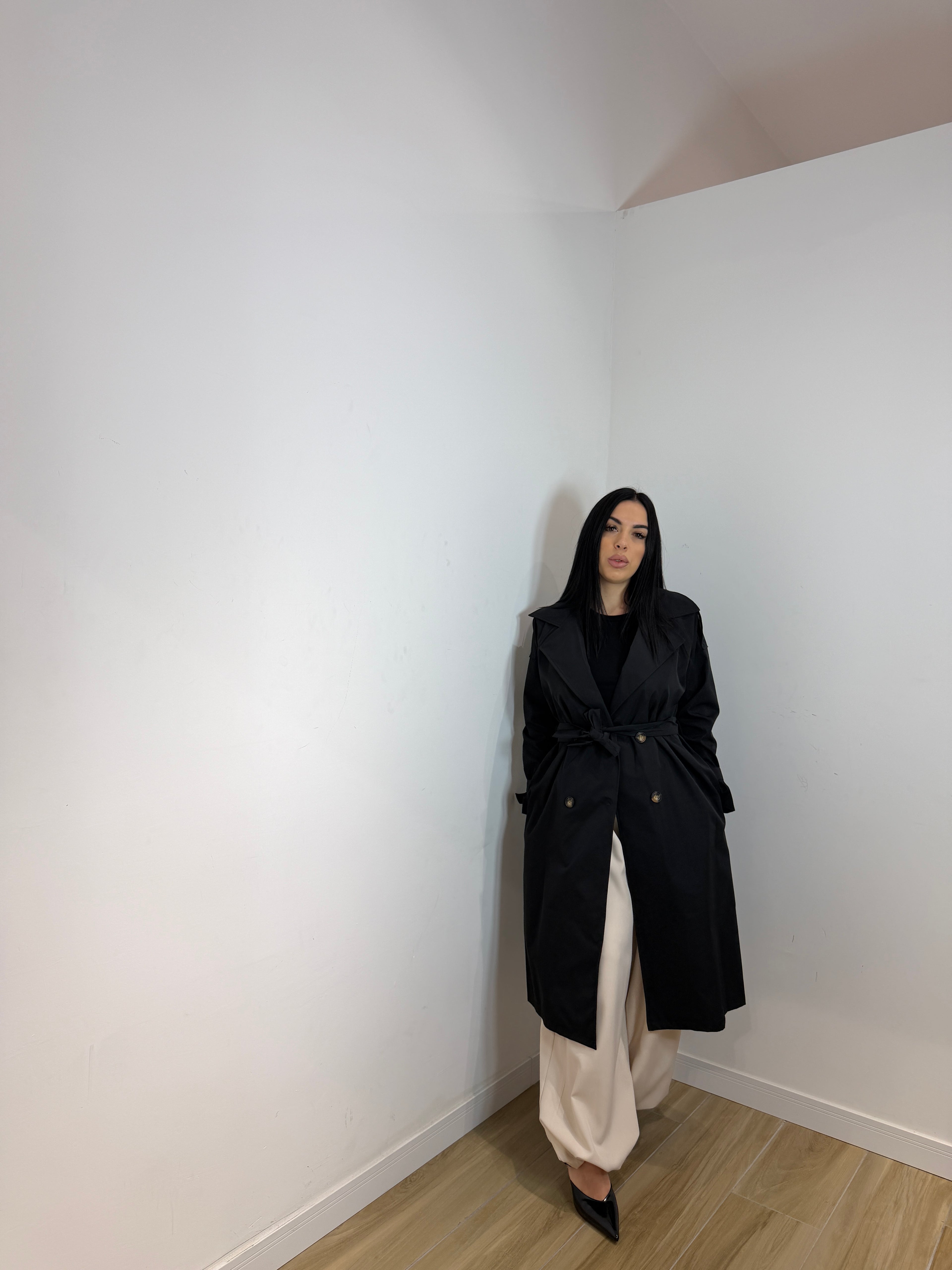 Trench Alba nero
