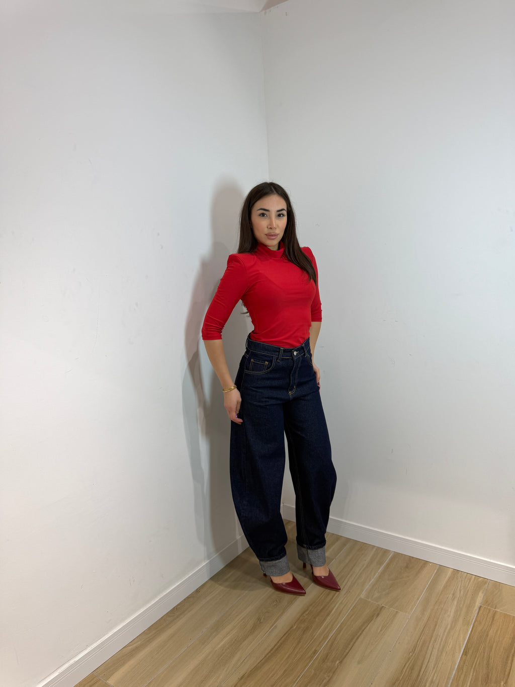 Body elegant con spalline