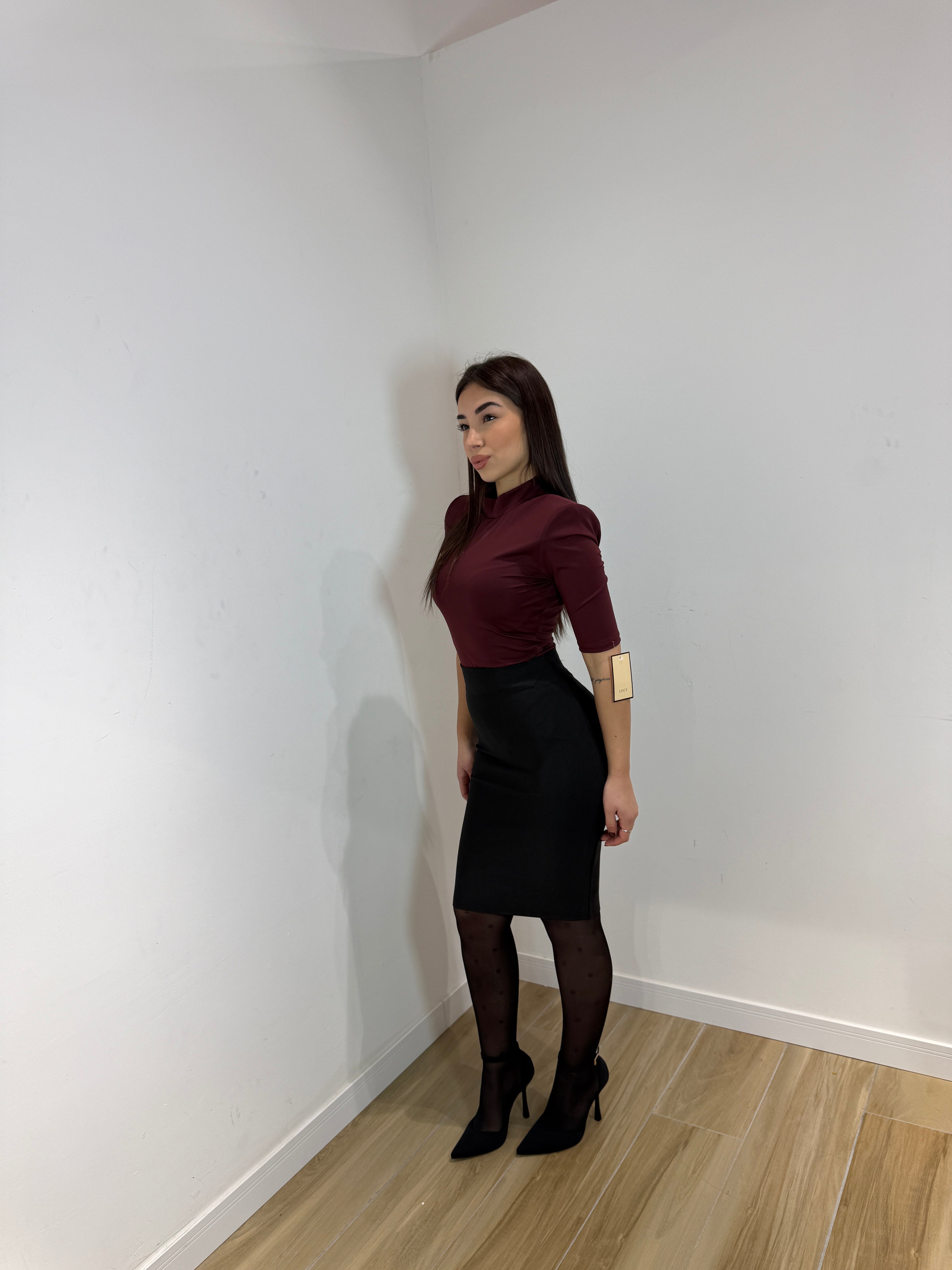 Gonna bandage longuette Nives