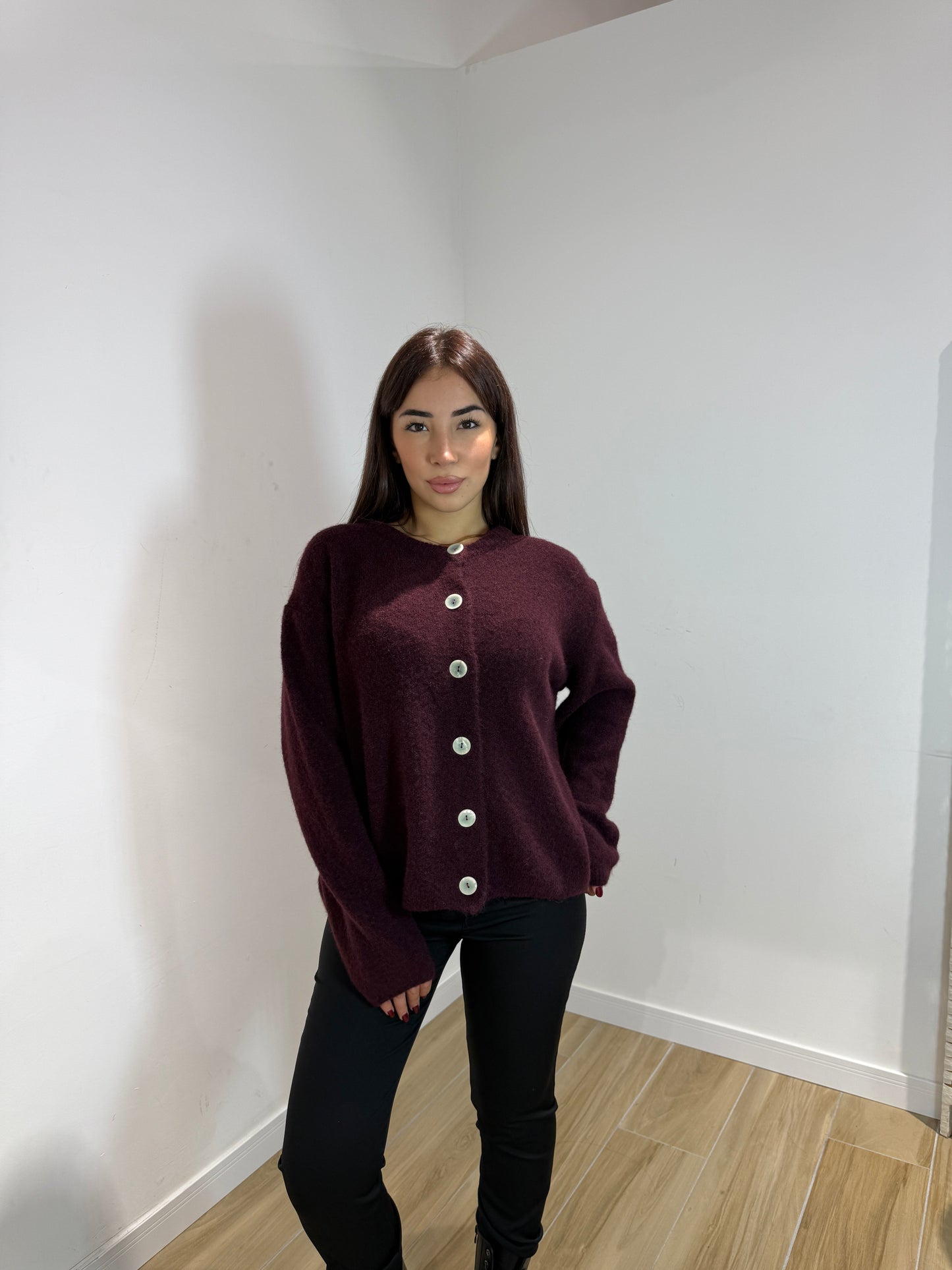 Pull Agata bordeaux