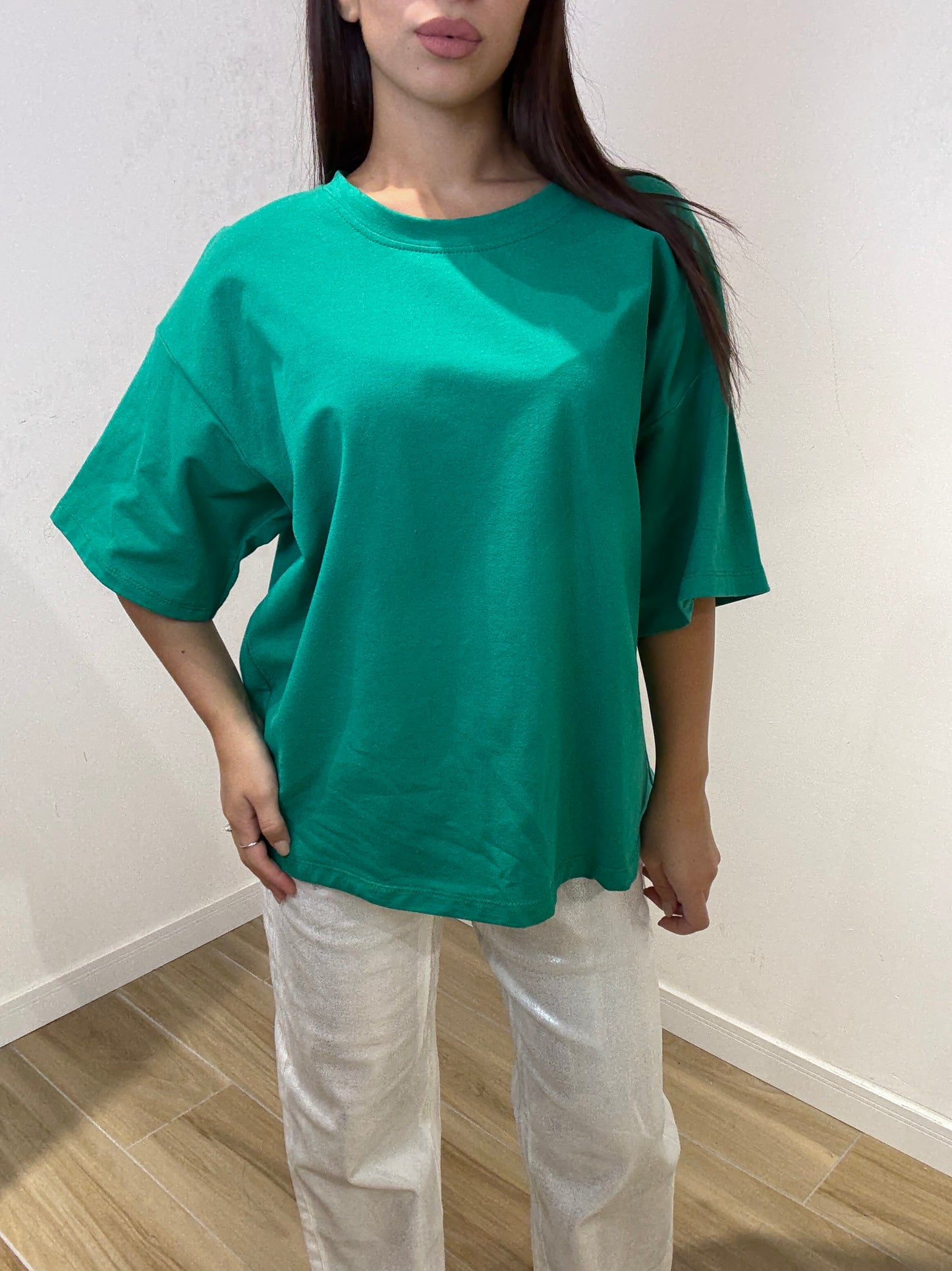 Shirt simple verde